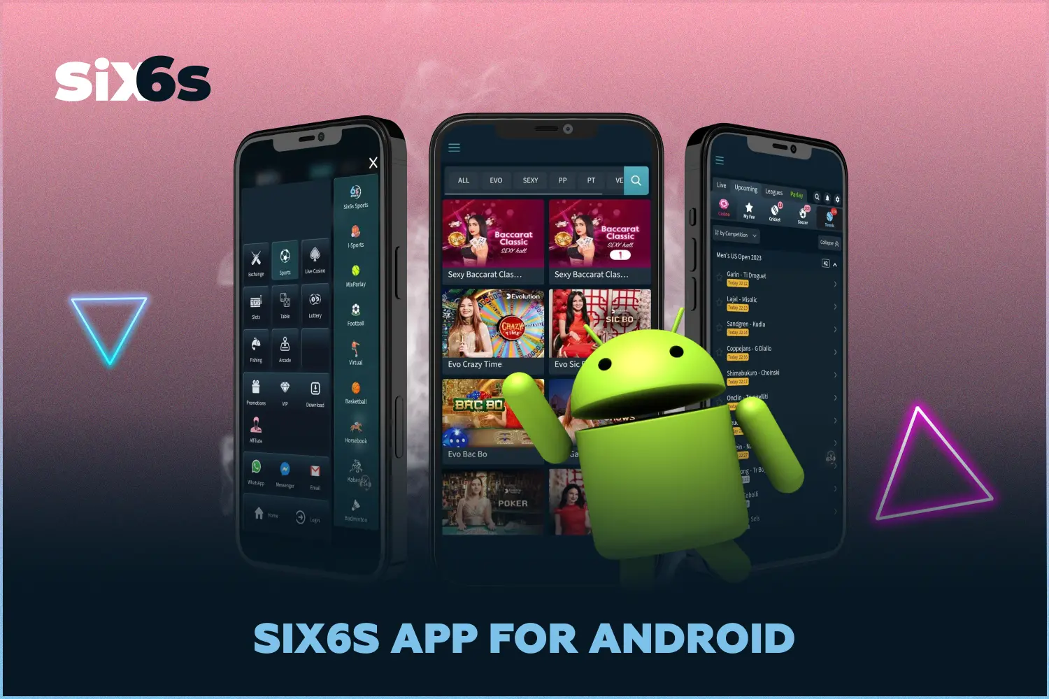 सिक्स6एस ऐप डाउनलोड और इंस्टॉल करने के लिए मुफ़्त है, और जब आप जुआ खेलना चाहते हैं तो यह हमेशा आपकी उंगलियों पर रहेगा