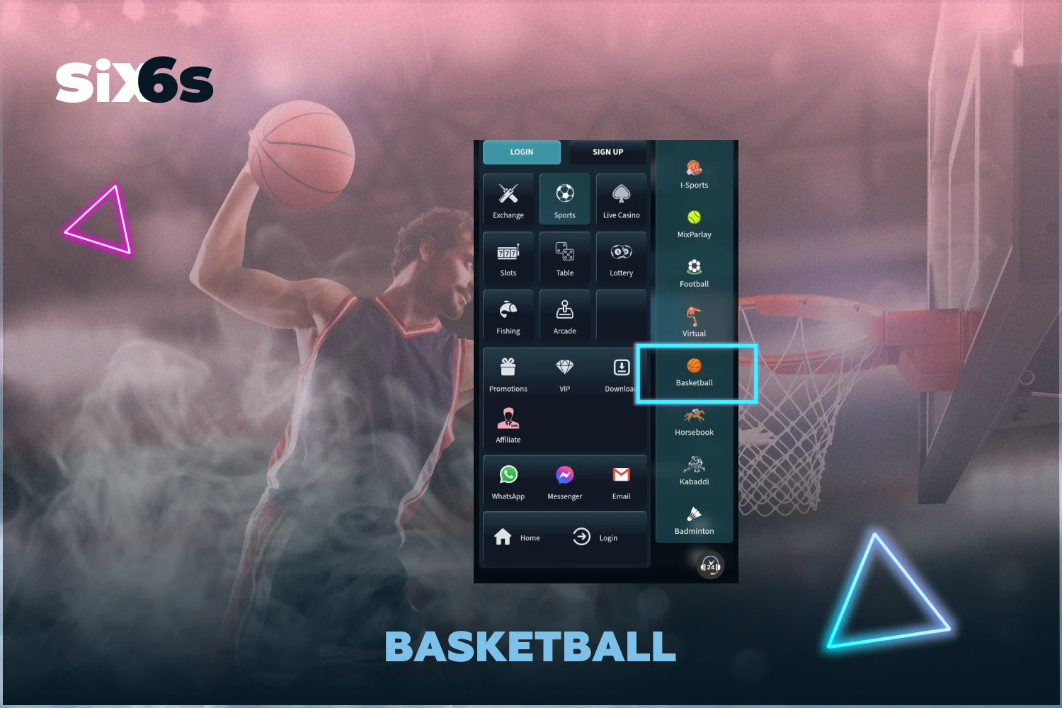 On the basketball page on the best Six6s betting site in Bangladesh, punters will find all the official tournaments