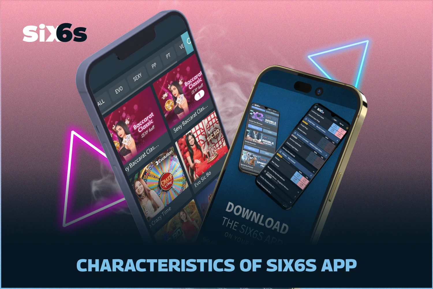 The Six6s app has excellent ratings and allows users from Bangladesh to have quick access to sports betting and casino games